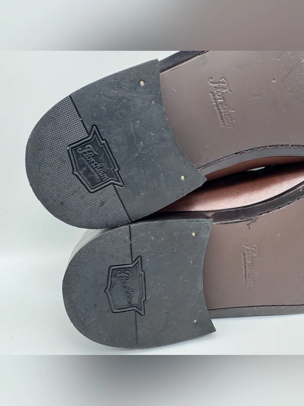 Florsheim Pisa Croc-Print Tassel Loafers – Brown – Mens Size 12 EEE (Extra Wide)